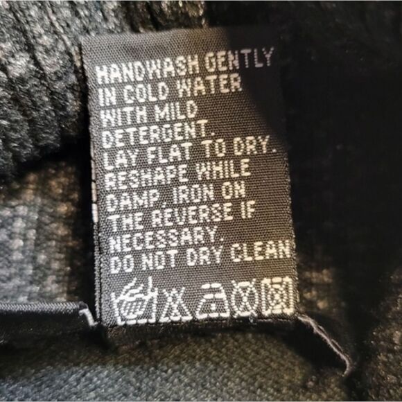 Etcetera Silk Cotton Cashmere Black and Speckled Metallic Cowl Neck Sweater - Picture 9 of 11